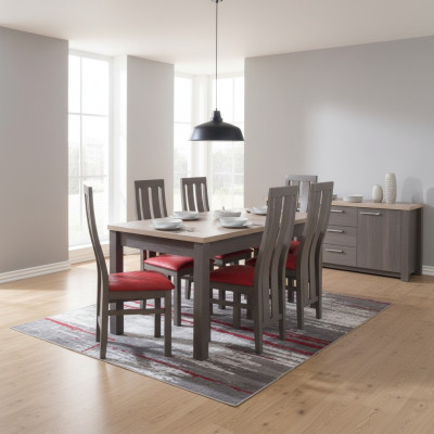 Eettafel zitgroep Tafel Stoel Set Eetkamer Garnituren Design Sets
