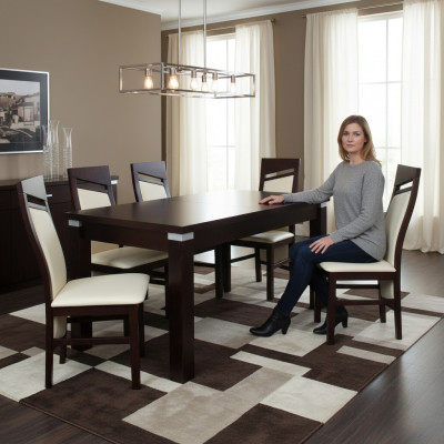 Eettafel 6 stoelen zitgroep tafel stoel set eetkamerset ontwerp