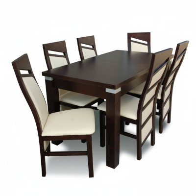 Eettafel 6 stoelen zitgroep tafel stoel set eetkamerset ontwerp