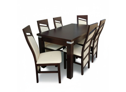 Eettafel 6 stoelen zitgroep tafel stoel set eetkamerset ontwerp