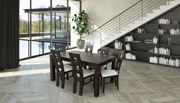 Ontwerptafel + 6 stoelen decor sets Compleet woonkamer eetkamer