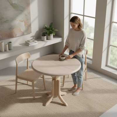 Ronde eettafel kantoor tafel tafels keuken eetkamer ronde tafel hout