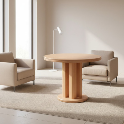 Ronde tafel Ronde tafels Eetkamer Woonkamer Hout Uitschuifbaar tot