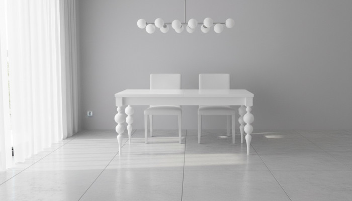 Klassieke ontwerper eettafel Houten tafel Tafel Eetkamer Woonkamer