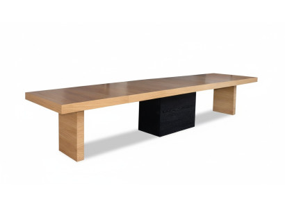 Moderne XXL kantoorconferentietafels hout eetkamer vergaderingen.