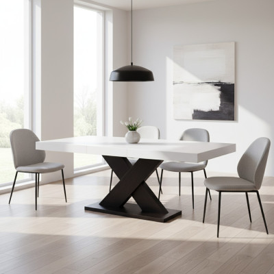 Uittrekbare design houten tafel Tafel Eetkamer Decoratie Houten Tafels Massief