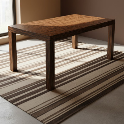 Uittrekbare design decor houten tafel eettafel woonkamer houten tafels massief