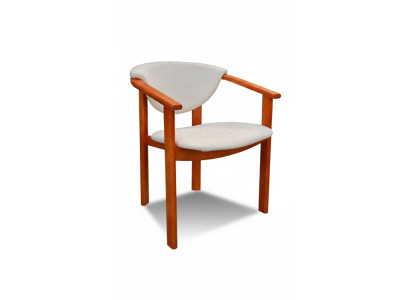 Luxe design gestoffeerde stoel stoelen zit leun bureau eetkamer massief hout K27 Nieuw