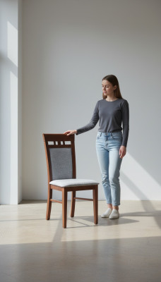 Luxe design gestoffeerde massief houten stoel kantoor eetkamer stoelen zetel