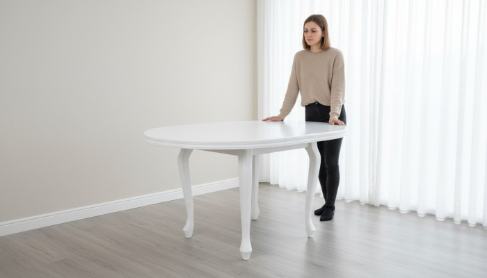 Ronde tafel Ronde tafels Eetkamer Woonkamer Hout Uitschuifbaar