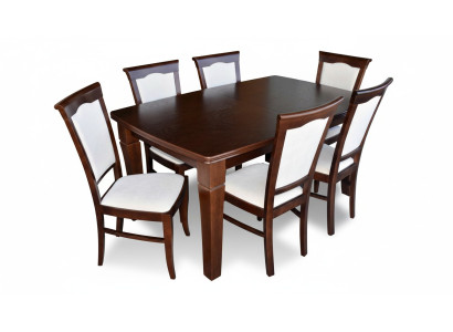 Ontwerptafel + 6 stoelsets Volledige woonkamer eetkamer