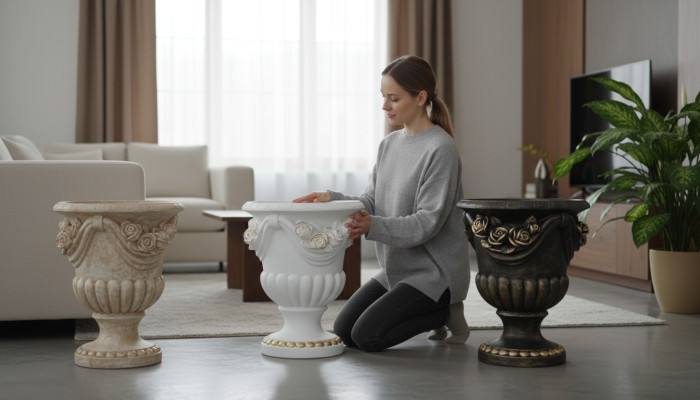 XXL Klassieke woonkamer decoratie antieke stijl vaas decoratieve vazen standbeeld 0915 nieuw --> XXL Klassieke woonkamer decoratie antieke stijl vaas decoratieve vazen standbeeld 0915 nieuw