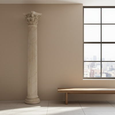 Ontwerp kolom oude decoratieve zuil bloemzuil standaard voetstuk Nieuw 228cm