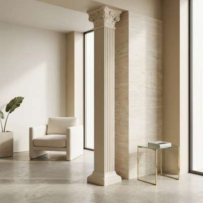 XXL Griekse zuil in antieke stijl ontwerp Luxe pilaren Nieuw 300 cm hoog  XXL Griekse zuil in antieke stijl ontwerp Luxe pilaren Nieuw 300 cm hoog