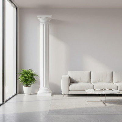XXL Griekse zuil in antieke stijl ontwerp zuilen luxe steunen Nieuw 214 cm groot Nieuw.  XXL Griekse zuil in antieke stijl ontwerp, luxe zuilen steunen Nieuw 214 cm groot Nieuw.