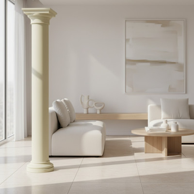 Antieke stijl XXL Griekse zuil Ontwerp zuilen Luxe ondersteuning Nieuw 300cm Groot Nieuw