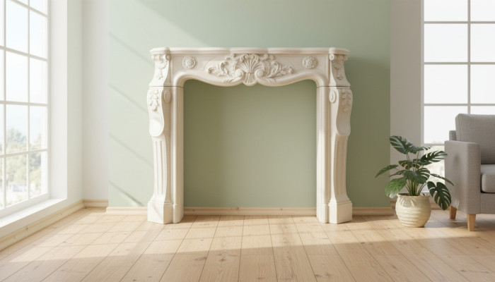 Open haard decoratie bekleding Open haard Decoratieve open haard Decoratie Woonkamer Elegante Ontwerp Nieuw