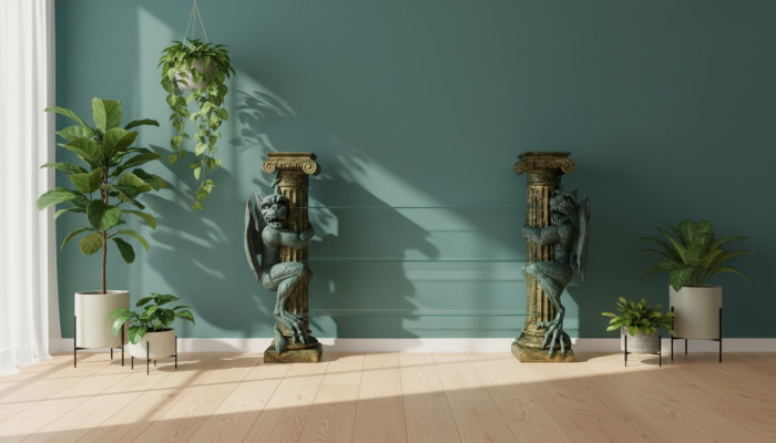 Ontwerp Vitrinekast Glaszuil Vitrinekasten Decoratieve figuren Kast 1834 Nieuw