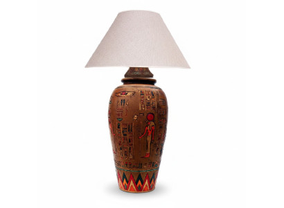 Egyptische vloerlamp tafellamp lamp lampen handgemaakt verlichting staande lamp