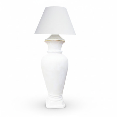 Ontwerp Staande lamp Vaas XXL Staande Lampenplank Verlichte Vitrine 132cm.