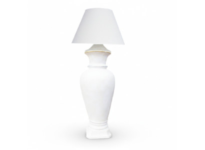 Ontwerp Staande lamp Vaas XXL Staande Lampenplank Verlichte Vitrine 132cm.