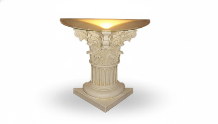 Kolom Verlichte Decoratie Kolommen Sculpturen Lamp Lamp Figuren Sculptuur nieuw