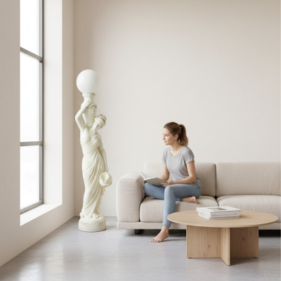 Woonkamer vloerlamp licht staande lampen XXL ontwerp lamp figuur sculptuur 6833
