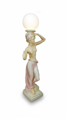 Antieke stijl figuur staande lamp buikdanseres stand lamp licht lampen sculptuur nieuw
