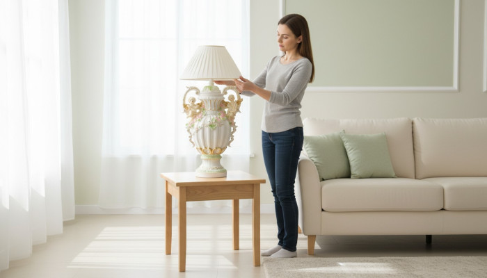 XXL 100cm Tafellamp nachtlamp vloerlamp staan nieuw