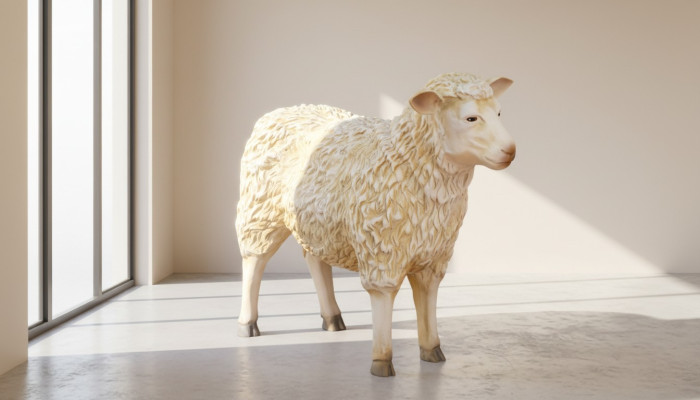 Ontwerp Schaap Figuur Standbeeld Sculptuur Figuren Decoratie Decor Nieuw 3029