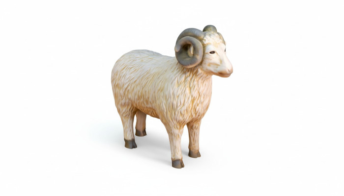 Ontwerp Ram figuur standbeeld sculptuur figuren beeldhouwwerken decoratie decor nieuw 3039