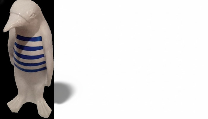 Ontwerp Decoratie Pinguïn Figuur Standbeeld Sculptuur Figuren Sculpturen Decoratie XXL 67cm