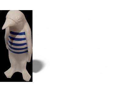 Ontwerp Decoratie Pinguïn Figuur Standbeeld Sculptuur Figuren Sculpturen Decoratie XXL 67cm