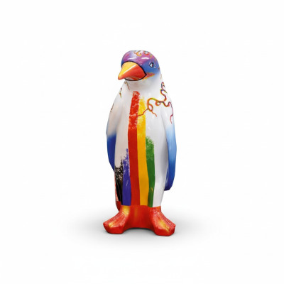 Ontwerp Luxe Figuur Sculptuur Handgemaakt Pinguïn Diersculpturen XXL 67cm Beelden