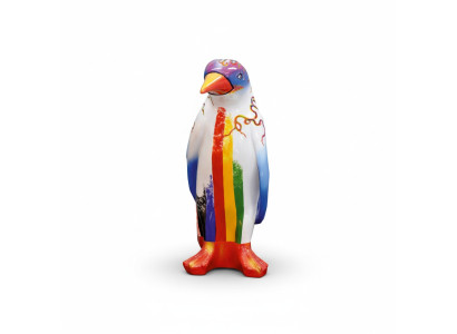 Ontwerp Luxe Figuur Sculptuur Handgemaakt Pinguïn Diersculpturen XXL 67cm Beelden