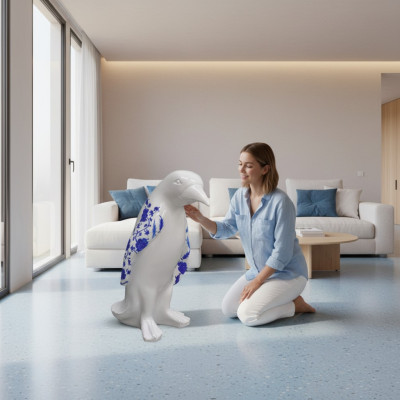 Ontwerp Pinguïn Figuur Standbeeld Sculptuur Figuren Decoratie Deco 3078