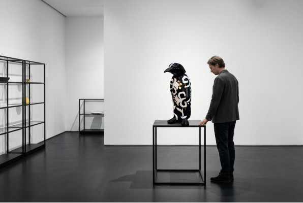 Ontwerp Pinguïn Figuur Standbeeld Sculptuur Figuren Sculpturen Decoratie Deco 3080 Nieuw