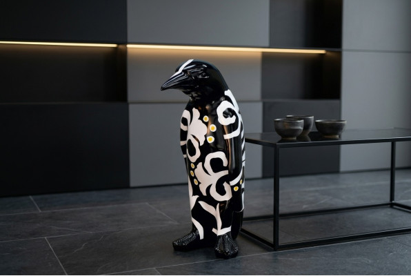 Ontwerp Pinguïn Figuur Standbeeld Sculptuur Figuren Sculpturen Decoratie Deco 3080 Nieuw
