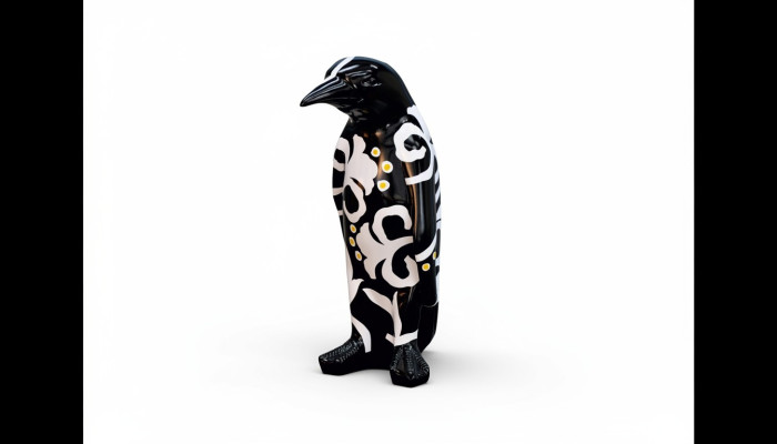 Ontwerp Pinguïn Figuur Standbeeld Sculptuur Figuren Sculpturen Decoratie Deco 3080 Nieuw