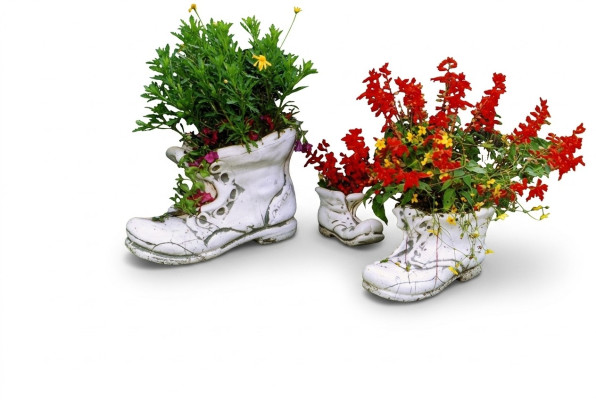 Bloempot Planter Decoratie Beeld Natuur Bloempotten Tuin Vazen