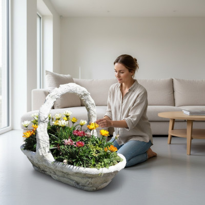 Bloempot Plantenpot Decoratie Figuur Natuur Bloempotten Vazen Tuin