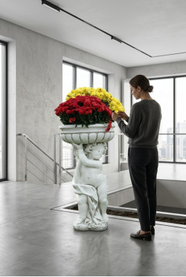 Bloempot Plantenbak Decoratie Figuur Natuur Tuin Bloempotten Vazen