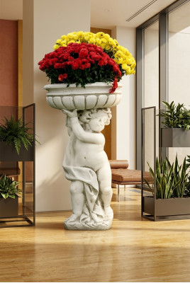 Bloempot Plantenbak Decoratie Figuur Natuur Tuin Bloempotten Vazen