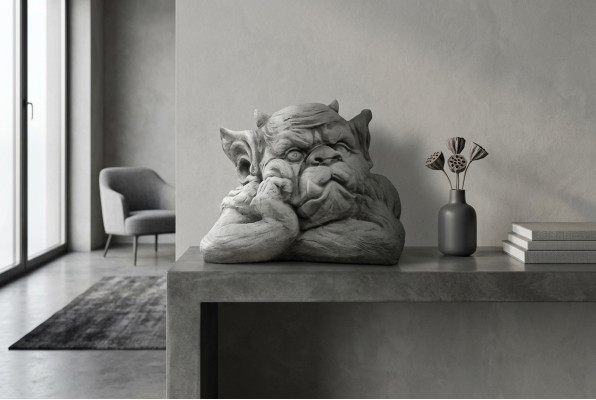 Trol 19cm Sculptuur Ontwerp Figuur Standbeeld Tuin Beelden Standbeelden