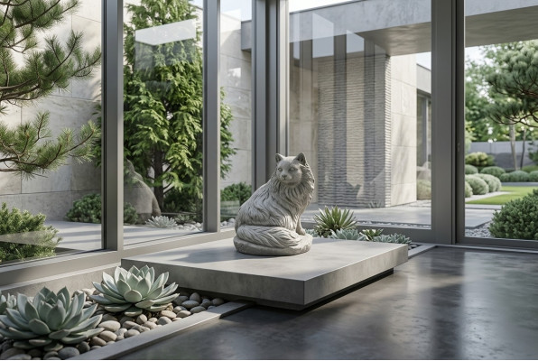 Tuindecoratie Kat Standbeeld Sculptuur Figuren Beeldhouwwerken Ontwerp