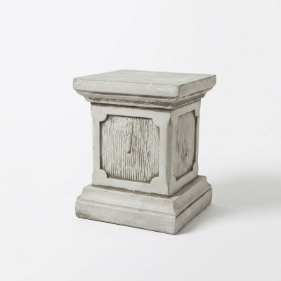 Decoratie zuil zuilen steen antieke stijl Romeins wit decor standaard sokkel