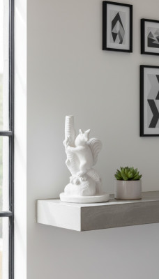 Tuindecoratie fretten terras steen beelden figuur standbeeld sculptuur