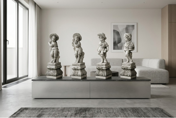 Sokkel 27 cm voor sculptuur design figuur standbeeld tuinfiguren beelden