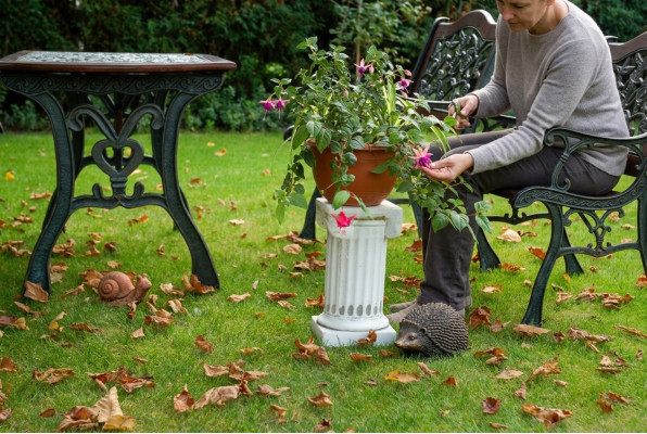 Bloemzuilstandaard tuin terrasdecoratie zuilen standbeeld