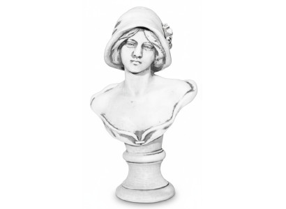 Buste Vrouw Antiek Stijl Oudheid 40cm Steen Figuur Sculptuur Sculpturen